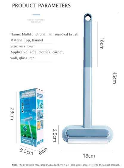 4-in-1 Pet Hair Removal Brush with Extendable Handle