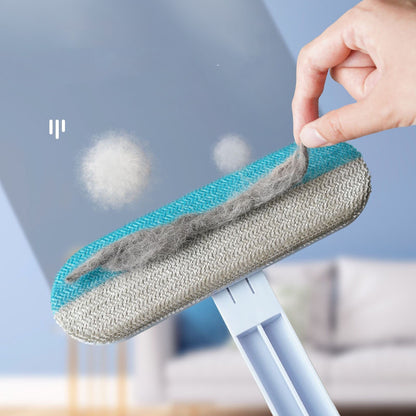 4-in-1 Pet Hair Removal Brush with Extendable Handle